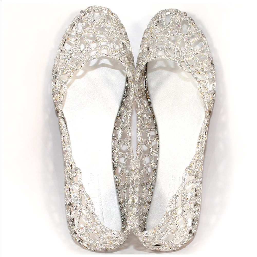 NEVER WORN - Jelly Flats: 7